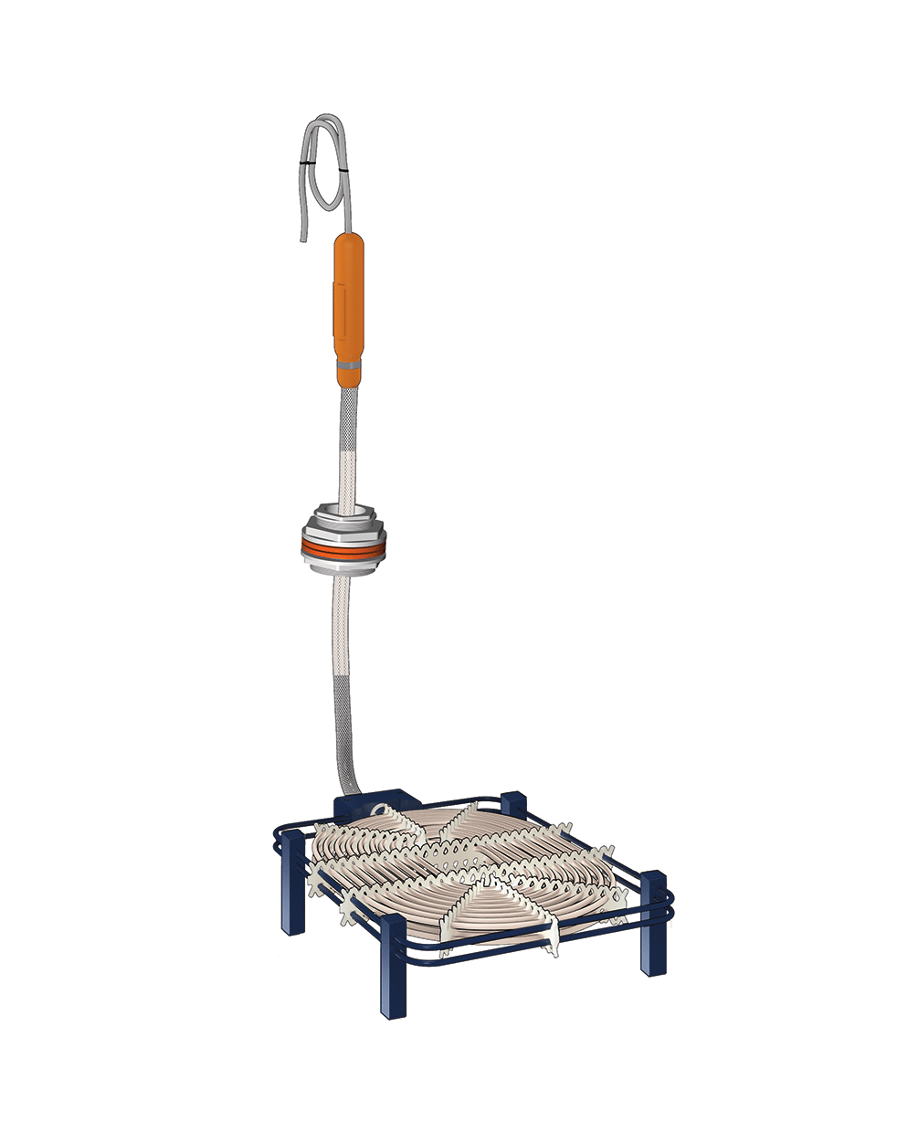 P30AJ avec pieds et presse-étoupe