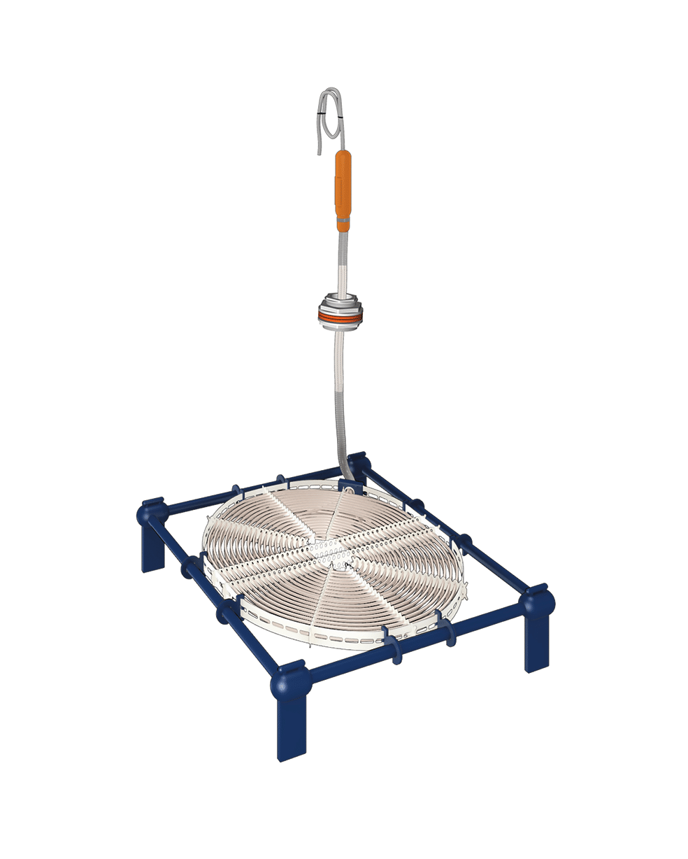 P30F avec pieds et presse-étoupe